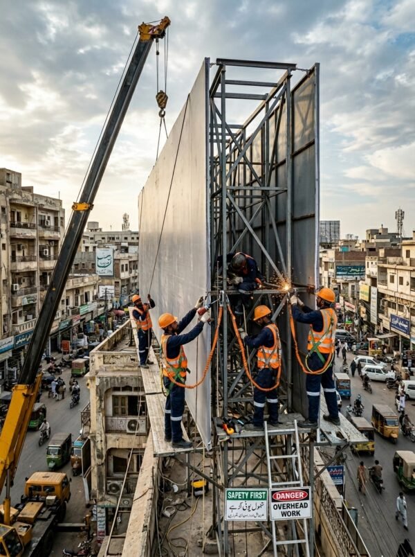 billboard installation